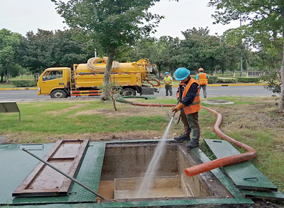台前化油池清理